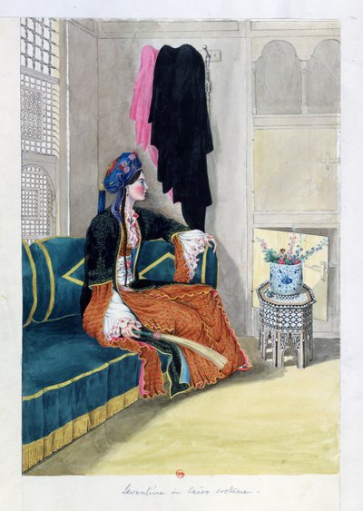Levantine in Cairo Costume by John Gardner Wilkinson