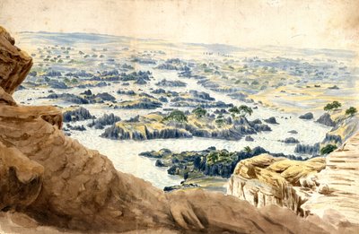 The Nile at the Second Cataract by John Gardner Wilkinson