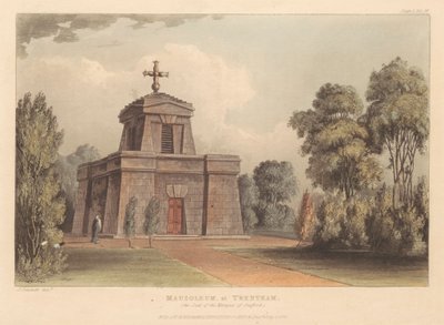 Mausoleum, at Trentham (The Seat of the Marquis of Stratford) by John Gendall