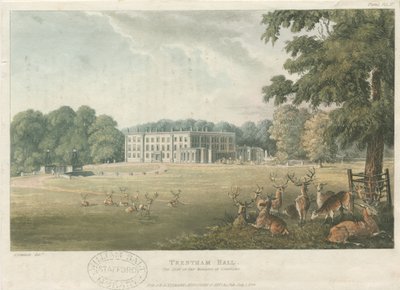 Trentham Hall by John Gendall