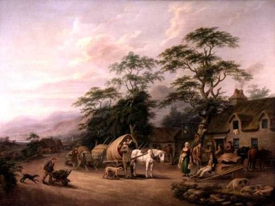 A Country Scene in Ireland by John George Mulvany