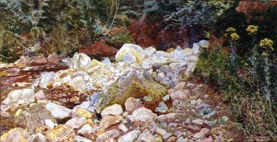 A Rocky Stream by John George Sowerby