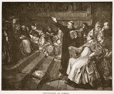 Convocation of Clergy by John Gilbert