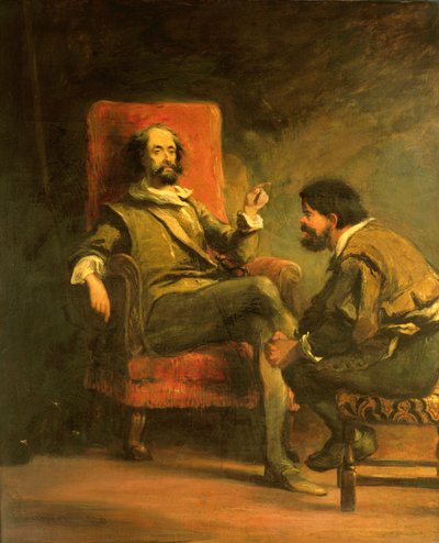 Don Quixote and Sancho Panza from Cervantes
