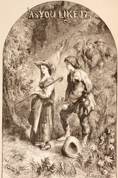 Illustration for As You Like It, from 