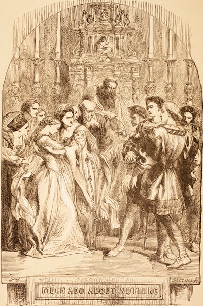 Illustration for Much Ado About Nothing, from 