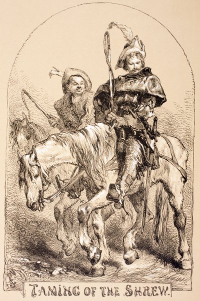 Illustration for The Taming of the Shrew, from 