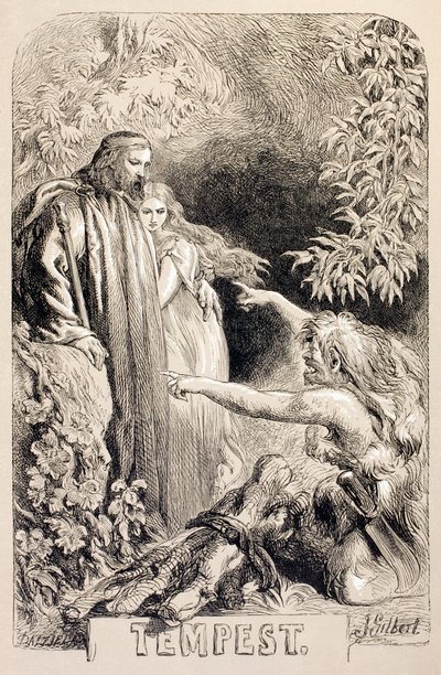 Illustration for The Tempest, from 