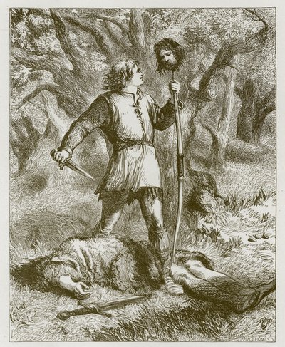Robin Hood and Guy of Gisborne by John Gilbert