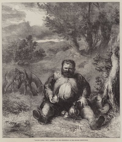 Sancho Panza by John Gilbert