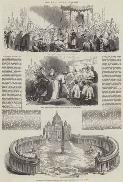 The Holy Week in Rome by John Gilbert