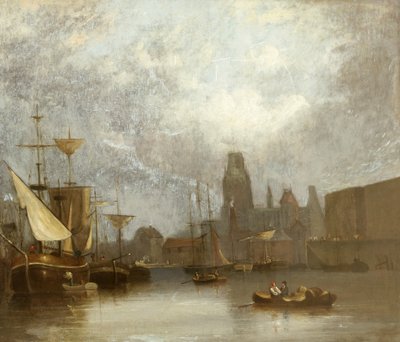 St Mary Redcliffe from the Floating Harbour by John Glen Wilson