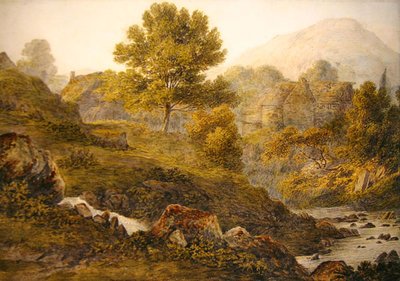 A Mountain Farmstead by John Glover