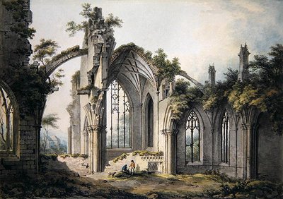 Melrose Abbey by John Glover
