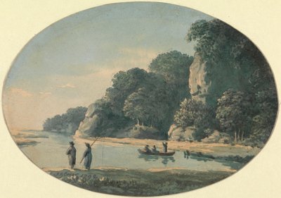 River with Fishermen by John Glover