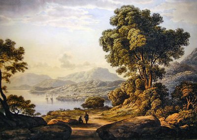 View in the Lake District by John Glover