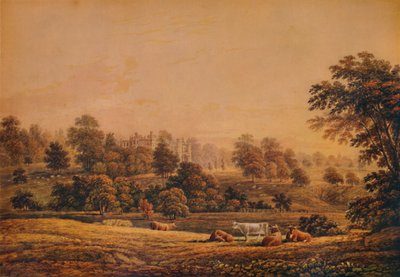 View of Aldenham Abbey: Hertfordshire, 18th-19th century, 1935 by John Glover