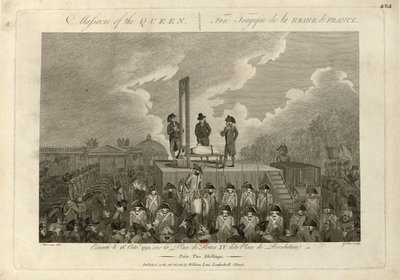 The Execution of Marie Antoinette on October 16, 1793, 1793-1794 by John Goldar