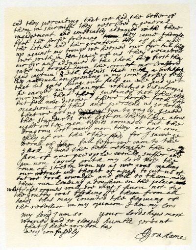 Letter from John Graham of Claverhouse to George Livingston, 1st June 1679 by John Graham