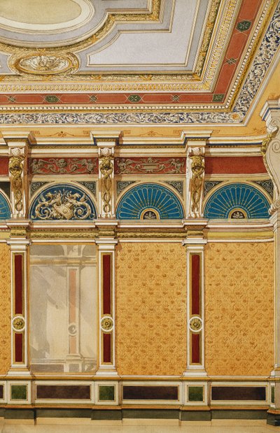 Design for the Decoration of the Interior of a Stateroom by John Gregory Crace