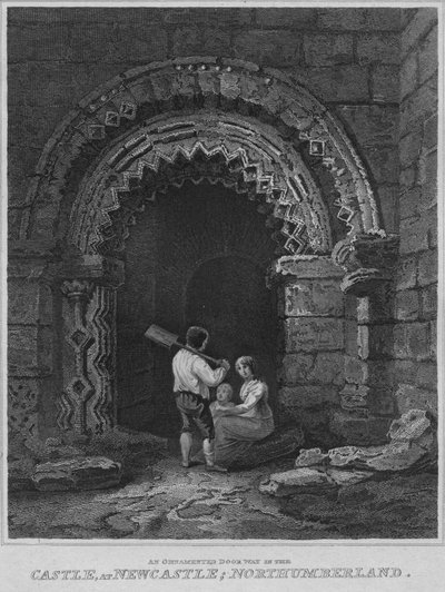 An Ornamented Doorway in the Castle, at Newcastle, Northumberland, 1814 by John Greig
