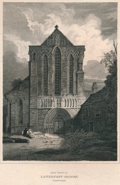 West Front of Lanercost Priory, Cumberland by John Greig