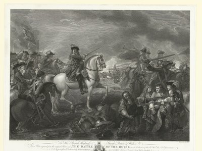 King William III During the Battle of the Boyne, 1690 by John Hall