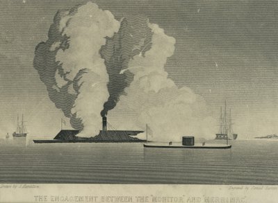 The Engagement between the Monitor and Merrimac by John Hamilton