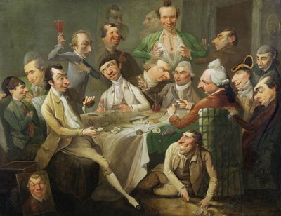 A Caricature Group (c.1776) by John Hamilton Mortimer