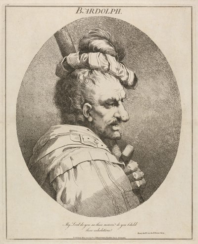 Bardolph, "Henry IV", Part II, Act II, Scene IX by John Hamilton Mortimer