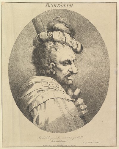 Bardolph Twelve Characters from Shakespeare by John Hamilton Mortimer