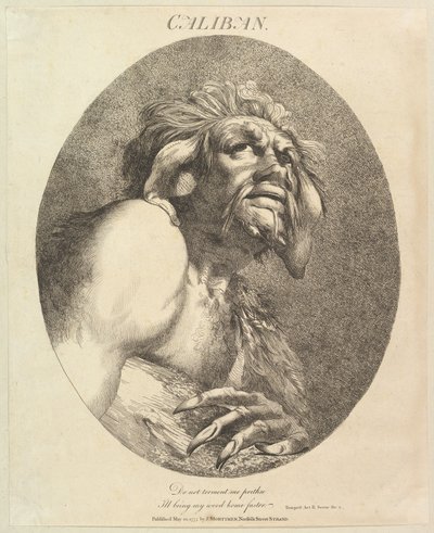 Caliban Twelve Characters from Shakespeare by John Hamilton Mortimer