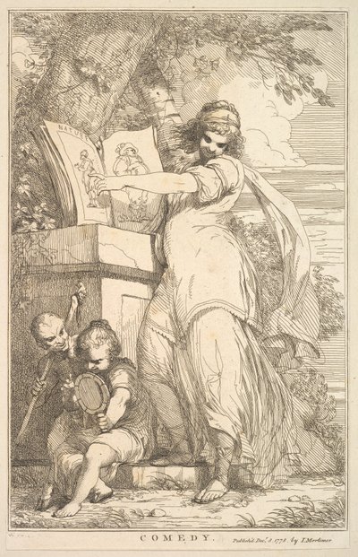 Comedy from Fifteen Etchings Dedicated to Sir Joshua Reynolds by John Hamilton Mortimer