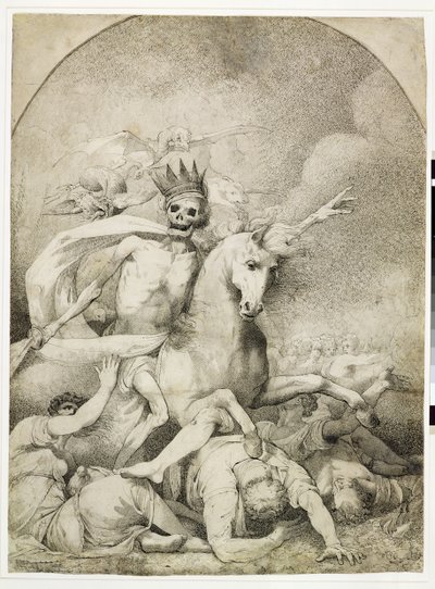 Death on a Pale Horse by John Hamilton Mortimer