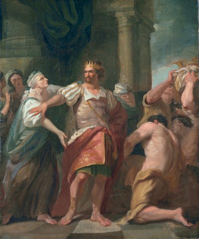 Edward the Confessor Stripping his Mother of Her Effects by John Hamilton Mortimer