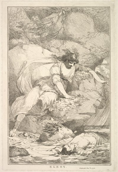 Elegy from Fifteen Etchings Dedicated to Sir Joshua Reynolds by John Hamilton Mortimer