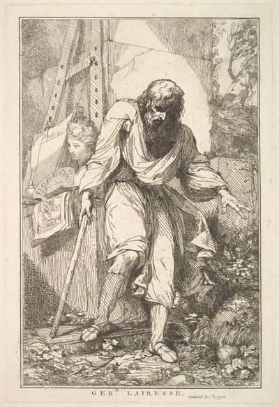 Gerard Lairesse from Fifteen Etchings Dedicated to Sir Joshua Reynolds, December 8, 1778 by John Hamilton Mortimer