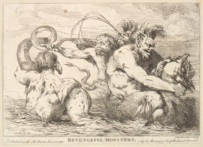 Revengeful Monsters, January 25, 1780 by John Hamilton Mortimer