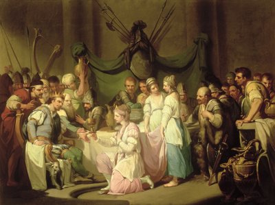 The Meeting of Vortigern and Rowena by John Hamilton Mortimer