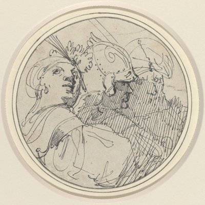 Three Oriental Heads by John Hamilton Mortimer