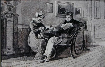 A Couple in their Living Room by John Harden