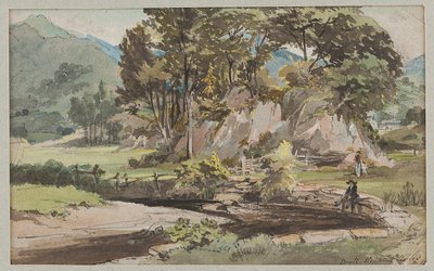 A Garden in Brathay, 1812 by John Harden