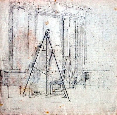 An Artist at his Easel by John Harden