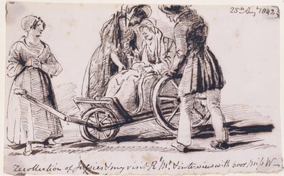 Dorothy Wordsworth in a Wheelchair by John Harden