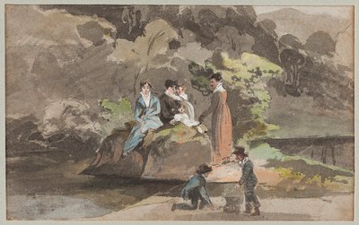 Group by the Water, 1810 by John Harden