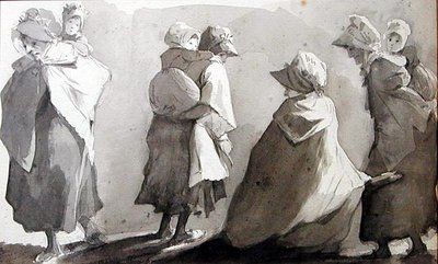 Mothers Carrying their Children by John Harden