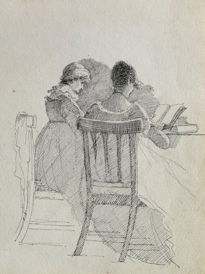 Reading (detail) by John Harden