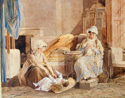 Sewing, Brathay Hall by John Harden