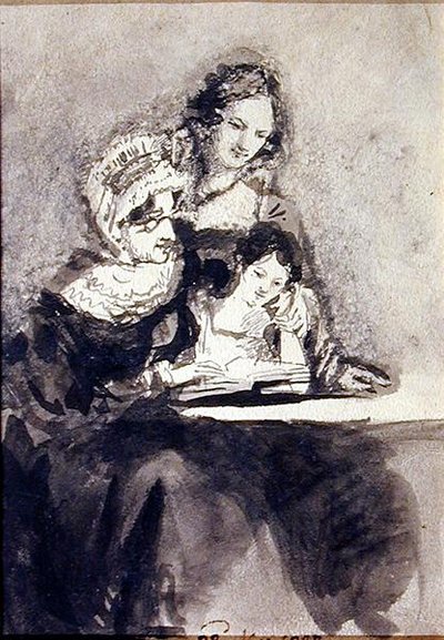 The Reading Lesson by John Harden