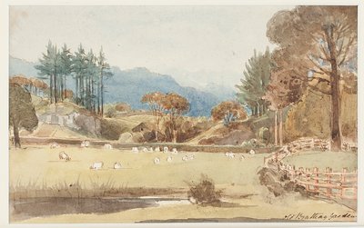 View to Langdale, Lake District, Cumbria, 1831 by John Harden